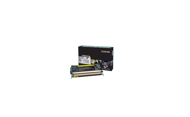 Toner Lexmark X748H3YG, yellow, 10 k, X748de , X748de Statoil ,X748de with...