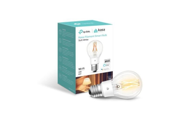 Tp-link bec inteligent wi-fi cu filament kasa smart, led alb, e27, kl50