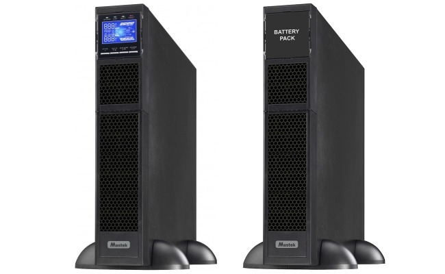 UPS MUSTEK 6000VA/6000W, rack.2U, (6000-LCD-ON-R20)