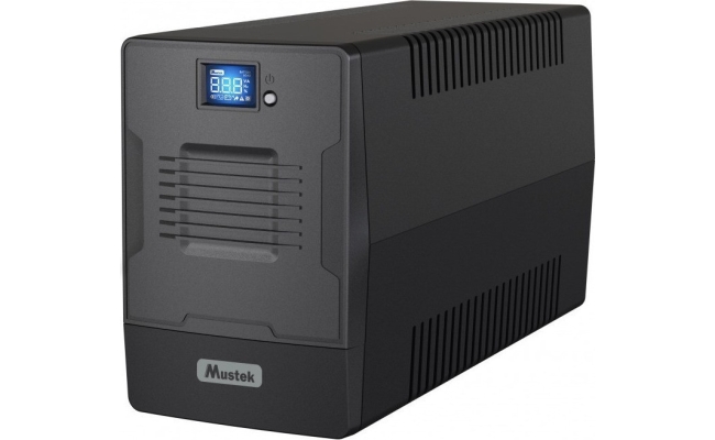 UPS Mustek cu management, LCD,  1500VA/ 900W, AVR, 2 x IEC, 2 x Shucko, 2 x...