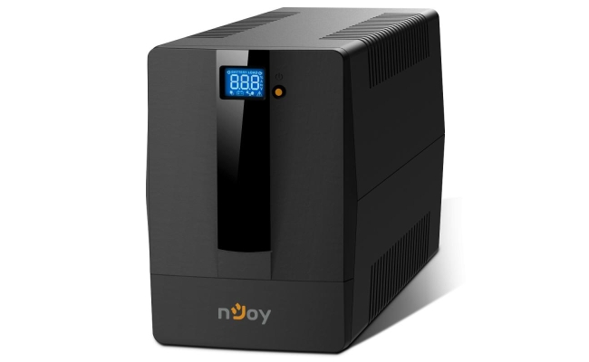 UPS nJoy Horus Plus 1000, 1000VA/600W, Afisaj LCD cu ecran tactil, 4 Prize...