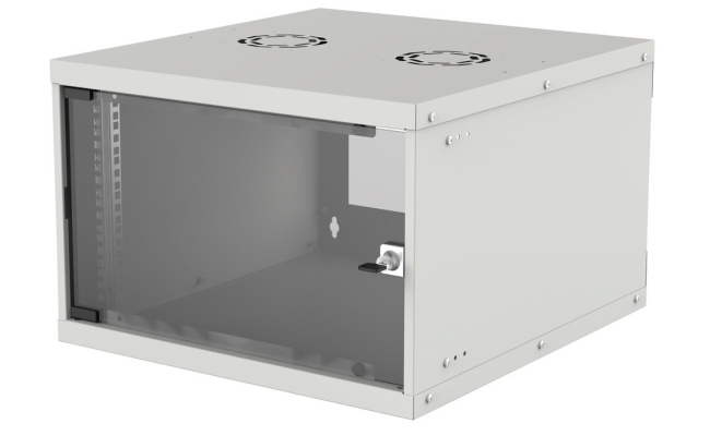 CABINET 19" INTELLINET  6U Basic, fixare pe perete, Flatpack (dezasamblat),...
