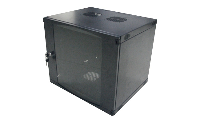 Cabinet 19" LOGILINK W06F64B, 6U, fixare pe perete, negru