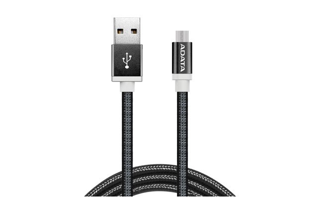 Cablu alimentare si date ADATA Micro-USB (T) la USB 2.0 (T), 1 m, negru,...