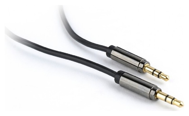 Cablu Audio Gembird Stereo 3.5 mm Jack T/T, 1.8m, Conectori Auriti, Negru -...