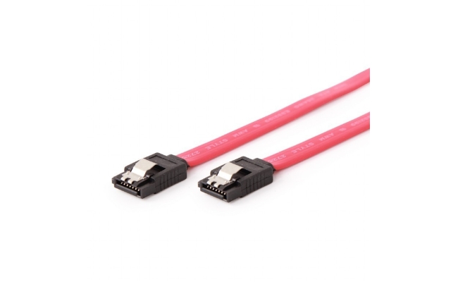 Cablu date GEMBIRD S-ATA 3 (T) la S-ATA 3 (T), 10cm, cu cleme metalice,...