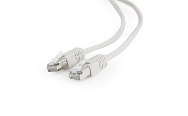 Cablu Patch Cord FTP Gembird Cat5e, 7.5m, Gri, AWG26, Ecranat (PP22-7.5M)