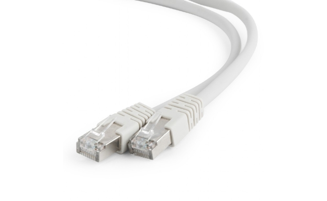 Cablu Patch Cord S/FTP GEMBIRD Cat6a, Cupru, 5m, Gri, AWG27, Dublu Ecranat -...