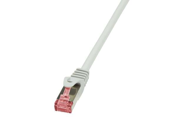 Cablu Patch Cord S/FTP LogiLink Cat6, LSZH, cupru, 3m, gri, AWG27, dublu...