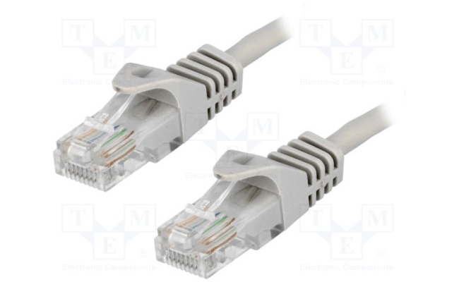 Cablu Patch UTP LogiLink Cat5e, 2m, Gri, AWG26, CP1052U