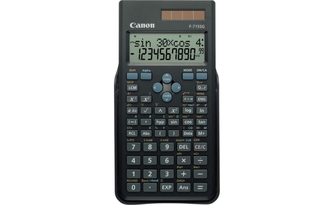 Calculator birou Canon F715SGBK, 16 digiti, display LCD 2 linii, alimentare...