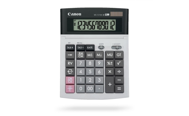 Calculator de birou Canon WS-1210THB, negru