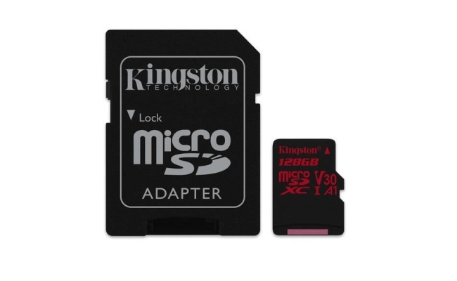 CARD MicroSD KINGSTON, 128 GB, MicroSDXC, clasa 10, standard UHS-I U3