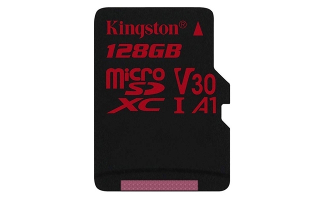CARD MicroSD KINGSTON, 128 GB, MicroSDXC, clasa 10, standard UHS-I U3