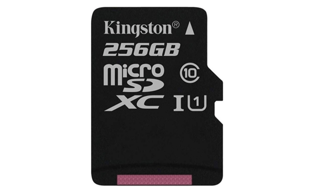 Card MicroSD KINGSTON, 256 GB, MicroSDXC, clasa 10, standard UHS-I U1