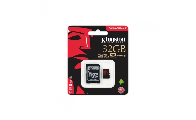 CARD MicroSD KINGSTON, 32 GB, MicroSDHC, clasa 10, standard UHS-I U3