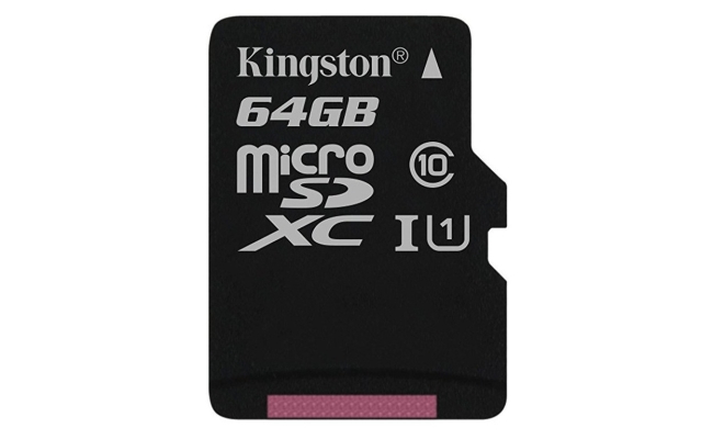 CARD MicroSD KINGSTON, 64 GB, MicroSDXC, clasa 10, standard UHS-I U1