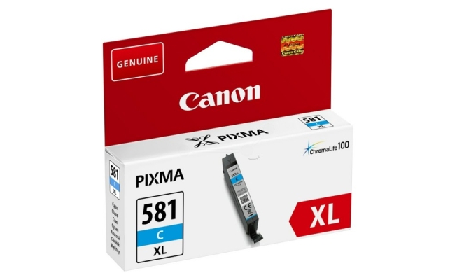 Cartus cerneala Canon CLI581XLC, cyan ,8.3 ml, PIXMA TS8152 PIXMA TS8151...