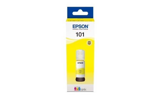 Cartus cerneala Epson 101 ECOTANK , yellow, capacitate 70ml, pentru L6170,...