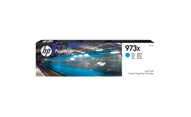 Cartus Cerneala Original HP Cyan, nr.973x, pentru PageWide Pro 452|Pro 477, ,...