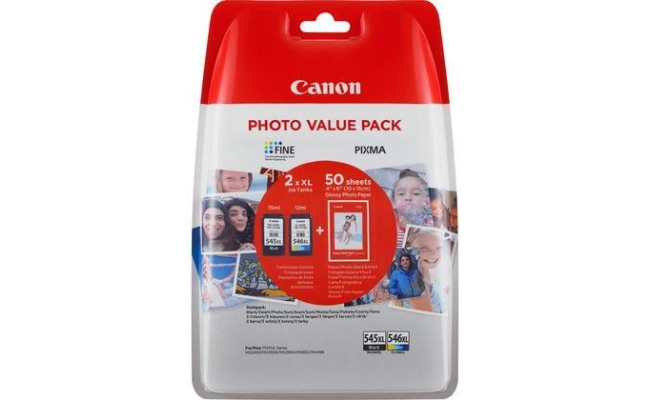 Cartuse de cerneala Canon Multipack XL - Negru XL, Color XL si Hartie Foto...