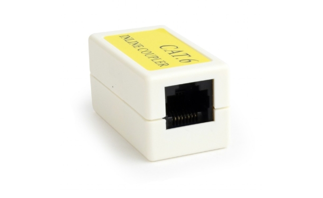CUPLA RJ-45 GEMBIRD pt. cablu UTP, Cat6, RJ-45 (M) x 2, plastic, 1 buc,...