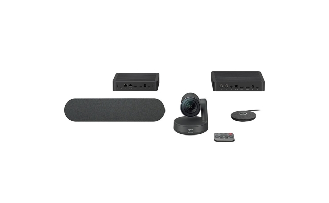 KIT conferinta Logitech 960-001218, Camera Ultra-HD (4K) , Hub conectare x 2,...