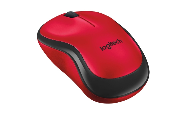 Mouse Logitech M220 Silent, wireless, 2.4GHz, optic, 1000 dpi, rosu