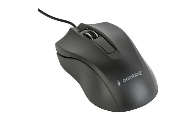 Mouse Optic Gembird MUS-3B-01, USB, optic, negru