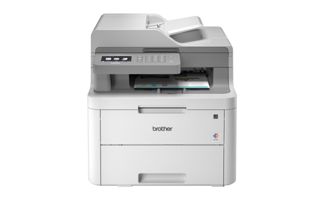 Multifunctional Laser Color Brother DCP-L3550CD, A4,  Duplex, ADF, Wireless, alb