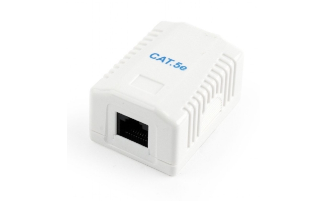 PRIZA RJ-45 aplicabila cu 1 iesire GEMBIRD pt. cablu UTP, Cat5e, Krone (LSA)...
