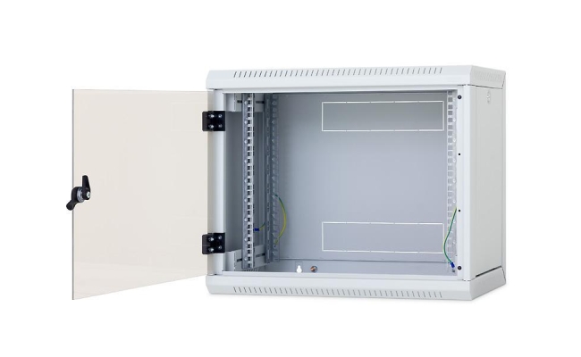 Rack de perete Triton RUA-12-AS4-CAX-A1, sectiune simpla 12U, IP30, gri