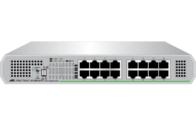 Switch ALLIED TELESIS 910, 16 port, 10/100/1000 Mbps