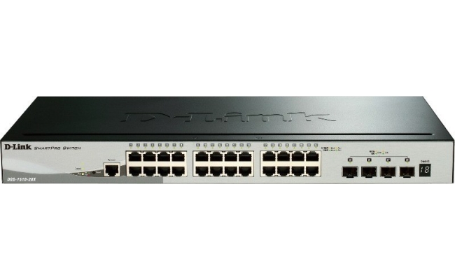 Switch D-Link DLINK DGS-1510-28X, 28 Port Gigabit Smart Managed Switch with...