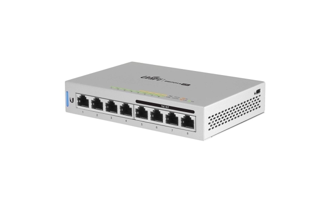 Switch PoE Ubiquiti UniFi US-8-60W-EU - 8 Porturi Gigabit