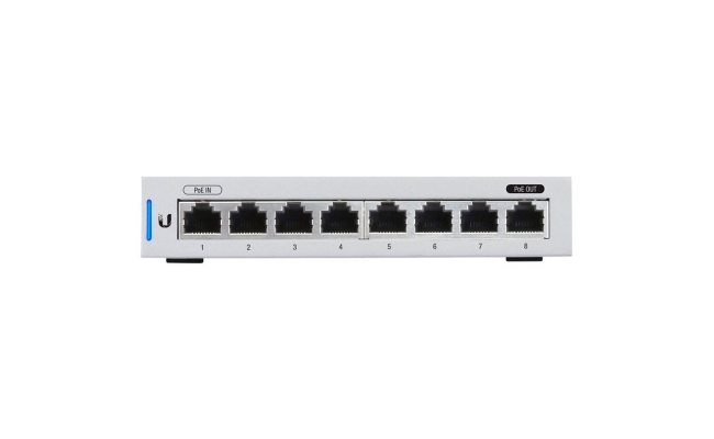 Switch Ubiquiti UniFi US-8 - 8 porturi Gigabit, Managed (US-8-EU)