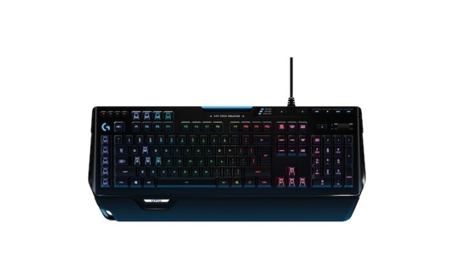 Tastatura mecanica Logitech Gaming USB 920-008018, iluminata, negru