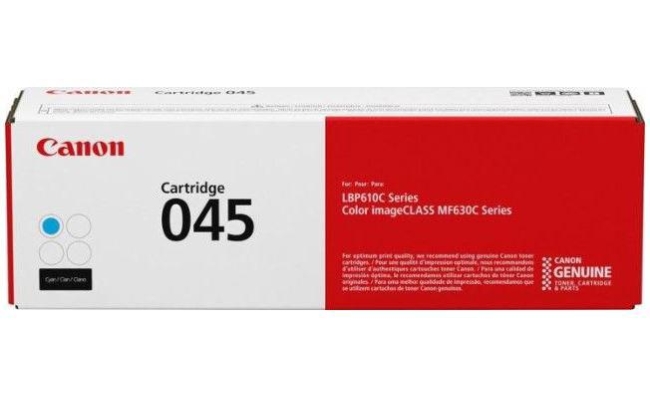 Toner Canon CRG045C, Cyan, capacitate 1300 pagini, pentru seriile LBP61x ,...