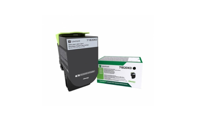 Toner Lexmark 71B20K0, black ,return program ,3k,CX317DN/417DE/517DE/...