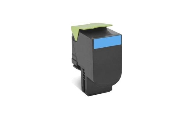 Toner Lexmark 80C2SC0, cyan, 2 k, CX310dn , CX310n , CX410de ,CX410de with 3...