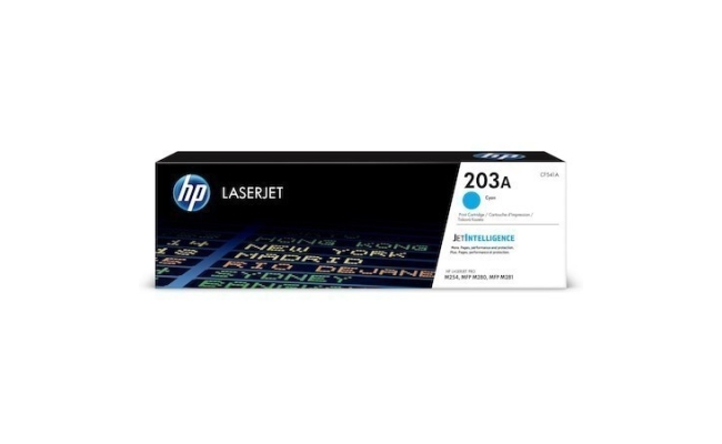 Toner Original HP Cyan, nr.203A, pentru Color LaserJet Pro M254, M280, M281,...