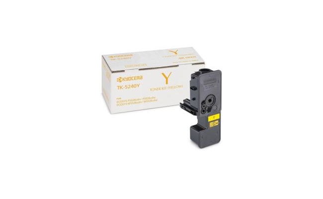 Toner Original Kyocera Yellow, TK-5240Y, pentru M5526|5026, 3K, incl.TV 0.8...