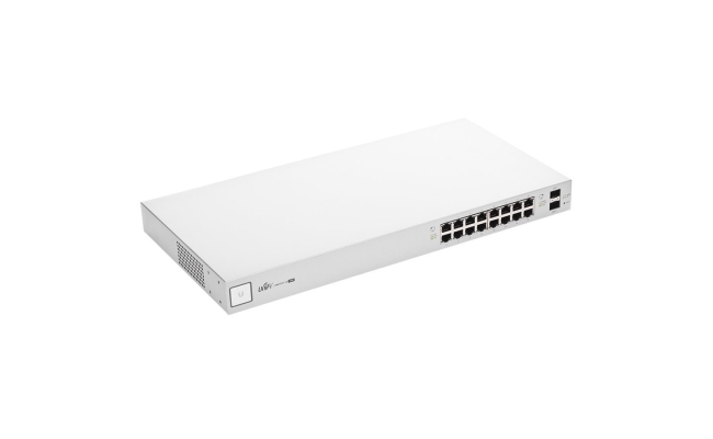 Ubiquiti UniFi Switch 16 PoE - Switch Gigabit 16 Porturi, 2 SFP, Management,...