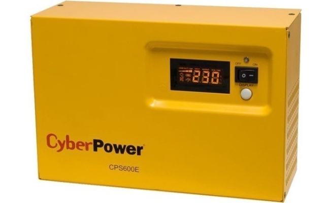 UPS CYBER POWER CPS600E Inverter 600VA/420W - Sinusoida Pura, AVR, Display...