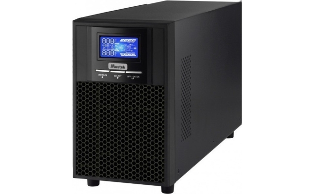 UPS Mustek 2000-LCD-ON-T20, tower,  2000VA/ 2000W, AVR, 8 x socket IEC,...