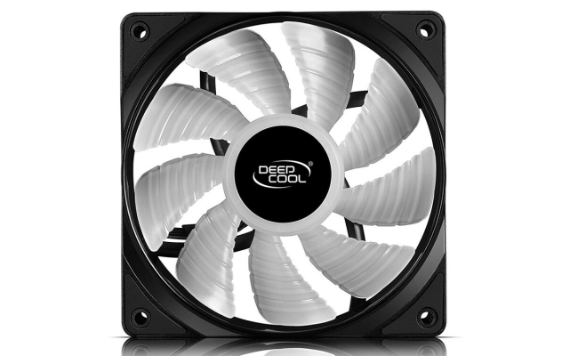 VENTILATOR DEEPCOOL PC 120x120x25 mm,  white LED, PWM, Fluid Dynamic Bearing,...