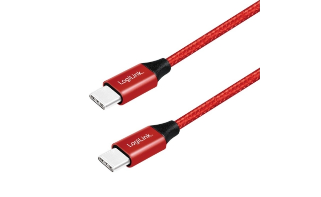 Cablu Alimentare si Date LogiLink Premium, USB 2.0, USB Type-C la USB Type-C,...