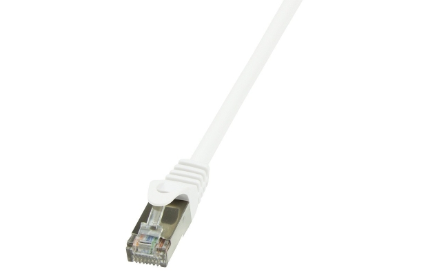 Cablu Patch Cord FTP LogiLink Cat6, 15m, Alb, AWG26, Ecranat CP2101S