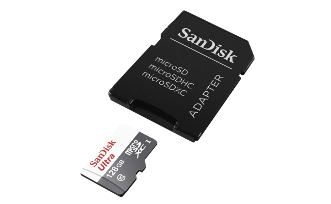 Card de memorie SanDisk Ultra Micro SD, 128GB, Adaptor SD, Class 10