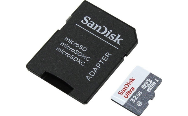 Card de memorie SanDisk Ultra Micro SD, 32GB, Adaptor SD, Class 10